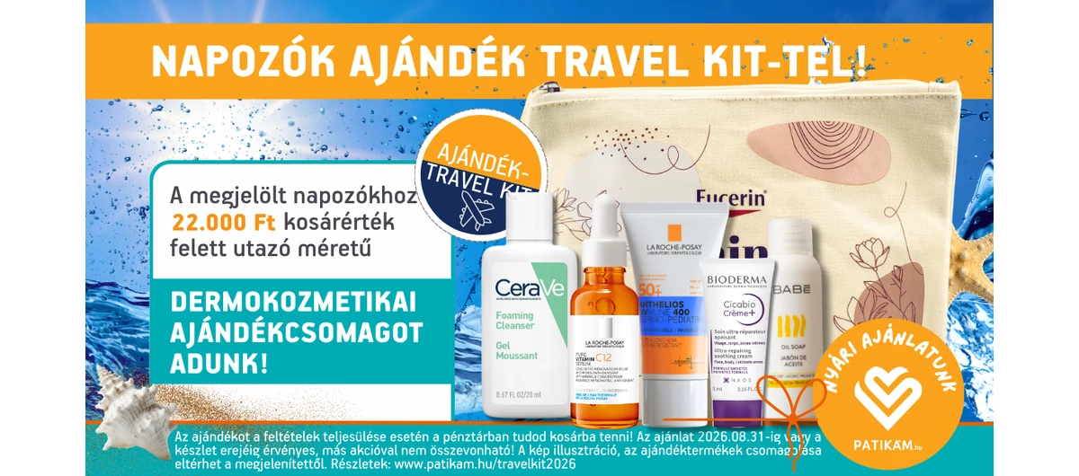 TRAVEL KIT 2026 AJÁNDÉKAKCIÓ