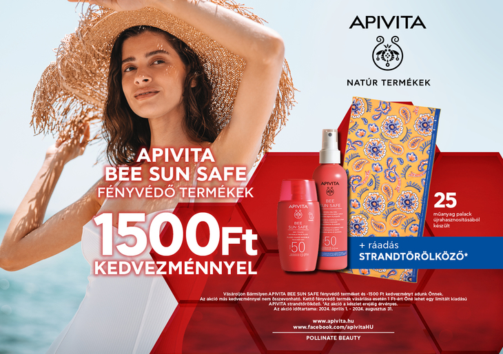 APIVITA Bee Sun Safe kedvezmény ajándék törölközővel
