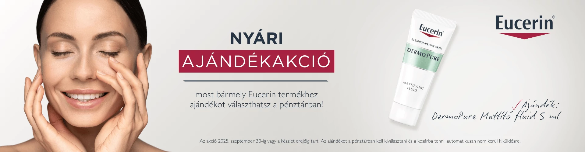 Eucerin mintak ajándékba